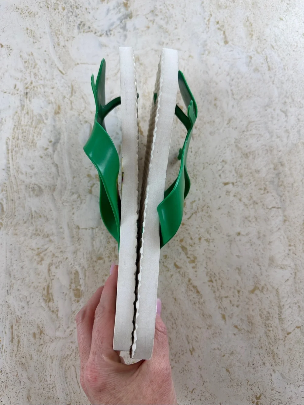 Vintage 1987 Gumby Flip Flops Adult Sz 9/10 Art Clokey Rare Retro Cartoon